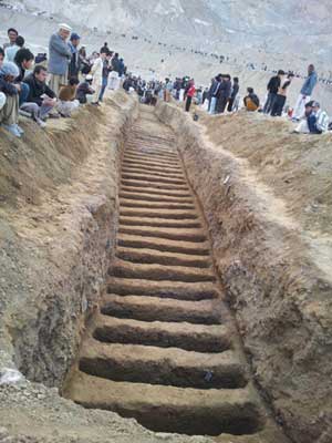 Mass-grave of Hazara's, show's that people suffering from long time ago and the exist with traffic valiance's in Afghanistan and Pakistan.